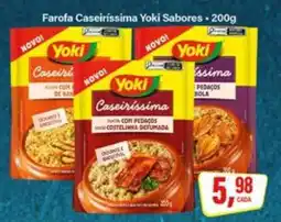 Rede Supermarket Farofa Caseiríssima Yoki Sabores oferta