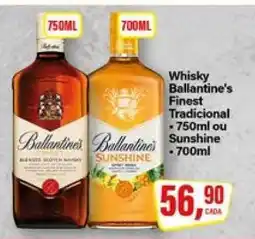 Rede Supermarket Whisky Ballantine's Finest Tradicional oferta