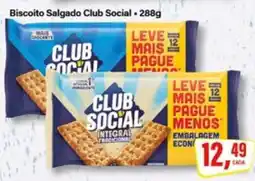 Rede Supermarket Biscoito Salgado Club Social oferta