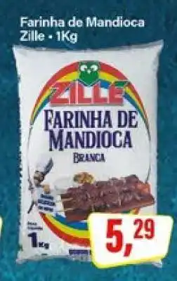 Rede Supermarket Farinha de Mandioca Zille - 1Kg oferta