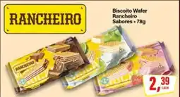 Rede Supermarket Biscoito Wafer Rancheiro oferta