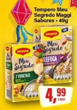 Rede Supermarket Tempero Meu Segredo Maggi Sabores oferta