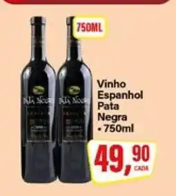 Rede Supermarket Vinho Espanhol Pata Negra oferta