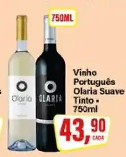 Rede Supermarket Vinho Português Olaria Suave Tinto oferta