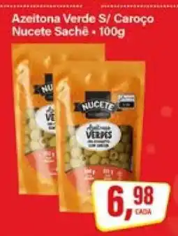 Rede Supermarket Azeitona Verde S/ Caroço Nucete Sachê oferta