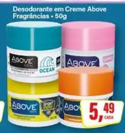 Rede Supermarket Desodorante em Creme Above oferta