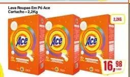 Rede Supermarket Lava Roupas Em Pó Ace Cartucho oferta