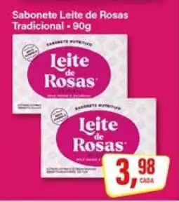Rede Supermarket Sabonete Leite de Rosas Tradicional oferta