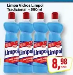 Rede Supermarket Limpa Vidros Limpol Tradicional oferta