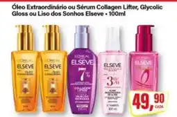 Rede Supermarket Óleo Extraordinário ou Sérum Collagen Lifter, Glycolic Gloss ou Liso dos Sonhos Elseve oferta