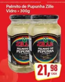 Rede Supermarket Palmito de Pupunha Zille Vidro oferta