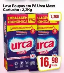 Rede Supermarket Lava Roupas em Pó Urca Maxx Cartucho oferta