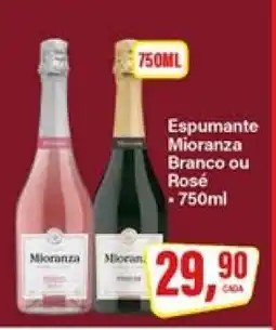 Rede Supermarket Espumante Mioranza Branco ou Rosé oferta