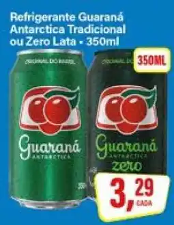 Rede Supermarket Refrigerante Guaraná Antarctica Tradicional ou Zero Lata - 350ml oferta