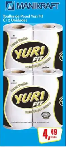 Rede Supermarket Toalha de Papel Yuri Fit oferta
