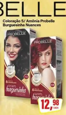 Rede Supermarket Coloração S/ Amônia Probelle Burguesinha Nuances oferta