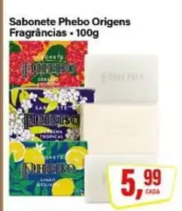 Rede Supermarket Sabonete Phebo Origens oferta