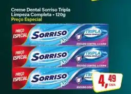 Rede Supermarket Creme Dental Sorriso Tripla Limpeza Completa oferta