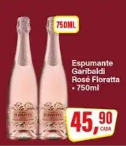 Rede Supermarket Espumante Garibaldi Rosé Floratta oferta