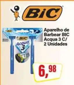 Rede Supermarket Aparelho de Barbear BIC Acqua 3 C/ 2 Unidades oferta