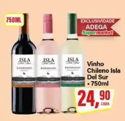 Rede Supermarket Vinho Chileno Isla Del Sur oferta