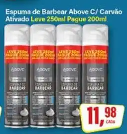 Rede Supermarket Espuma de Barbear Above C/ Carvão Ativado oferta