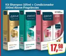 Rede Supermarket Kit Shampoo 325ml + Condicionador 200ml Above Fragrâncias oferta