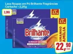 Rede Supermarket Lava Roupas em Pó Brilhante Fragrâncias Cartucho oferta