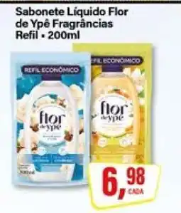 Rede Supermarket Sabonete Líquido Flor de Ypê Fragrâncias Refil oferta