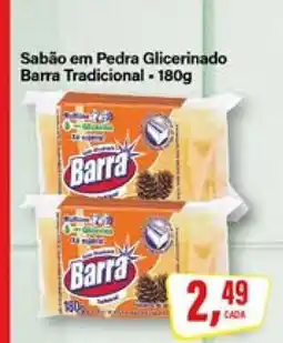 Rede Supermarket Sabão em Pedra Glicerinado Barra Tradicional oferta