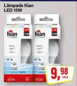 Rede Supermarket Lâmpada Kian LED 15W oferta