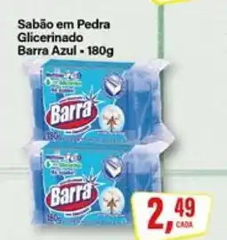 Rede Supermarket Sabão em Pedra Glicerinado Barra Azul oferta