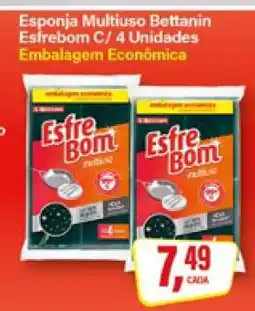Rede Supermarket Esponja Multiuso Bettanin Esfrebom C/ 4 Unidades oferta