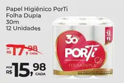 Super Luna Papel Higiênico PorTi Folha Dupla 30m oferta