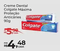 Super Luna Creme Dental Colgate Máxima Proteção Anticáries oferta