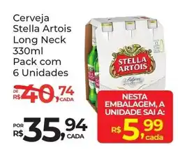 Super Luna Cerveja Stella Artois Long Neck oferta