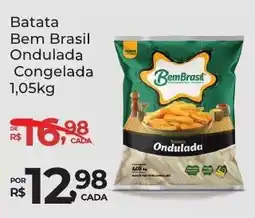 Super Luna Batata Bem Brasil Ondulada Congelada oferta
