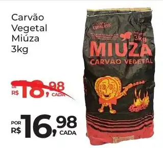 Super Luna Carvão Vegetal Miúza oferta