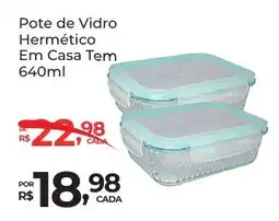 Super Luna Pote de Vidro Hermético Em Casa Tem oferta