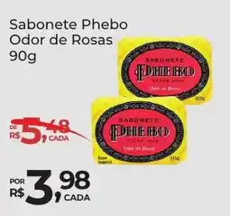 Super Luna Sabonete Phebo Odor de Rosas oferta