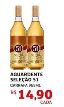 Assaí Atacadista Aguardente seleção 51 oferta