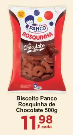 Rossi Supermercado Biscoito Panco Rosquinha de Chocolate oferta