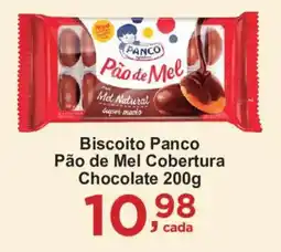 Rossi Supermercado Biscoito Panco Pão de Mel Cobertura Chocolate oferta
