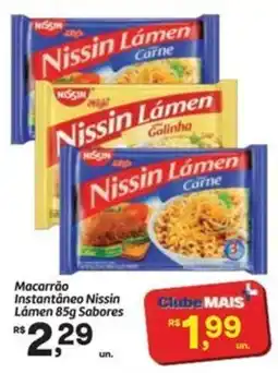 Fort Atacadista Macarrão Instantâneo Nissin Lámen Sabores oferta