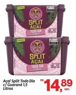 Fort Atacadista Açaí Split Todo Dia c/ Guaraná oferta