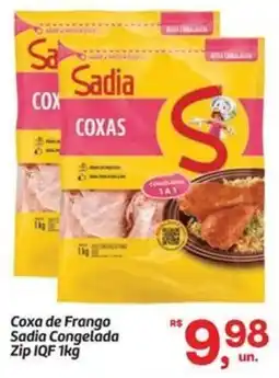 Fort Atacadista Coxa de Frango Sadia Congelada Zip IQF oferta