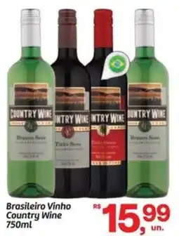 Fort Atacadista Brasileiro Vinho Country Wine oferta