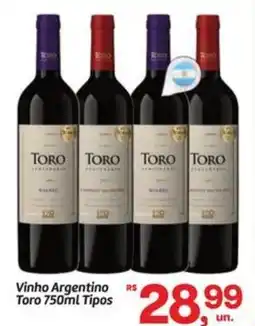 Fort Atacadista Vinho Argentino Toro Tipos oferta