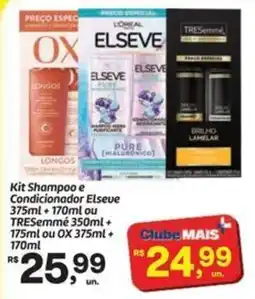 Fort Atacadista Kit Shampoo e Condicionador Elseve oferta