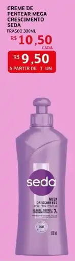 Assaí Atacadista Creme de pentear mega crescimento seda frasco oferta